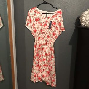 DownEast White and Floral Dress